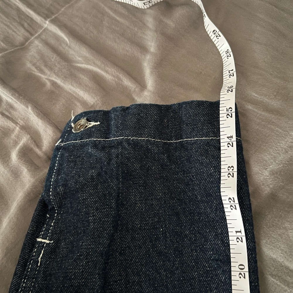 Engineered Garments Workaday Navy Denim Chore Sho… - image 6